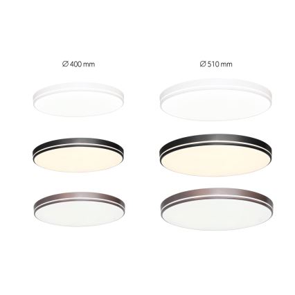Immax NEO 07149-W40 - LED Dimmable φωτιστικό οροφής NEO LITE AREAS LED/24W/230V Tuya Wi-Fi λευκό + τηλεχειριστήριο