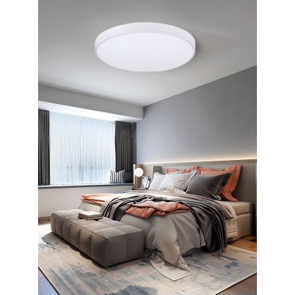 Immax NEO 07149-W51 - LED Dimmable φωτιστικό οροφής NEO LITE AREAS LED/48W/230V Tuya Wi-Fi λευκό + τηλεχειριστήριο