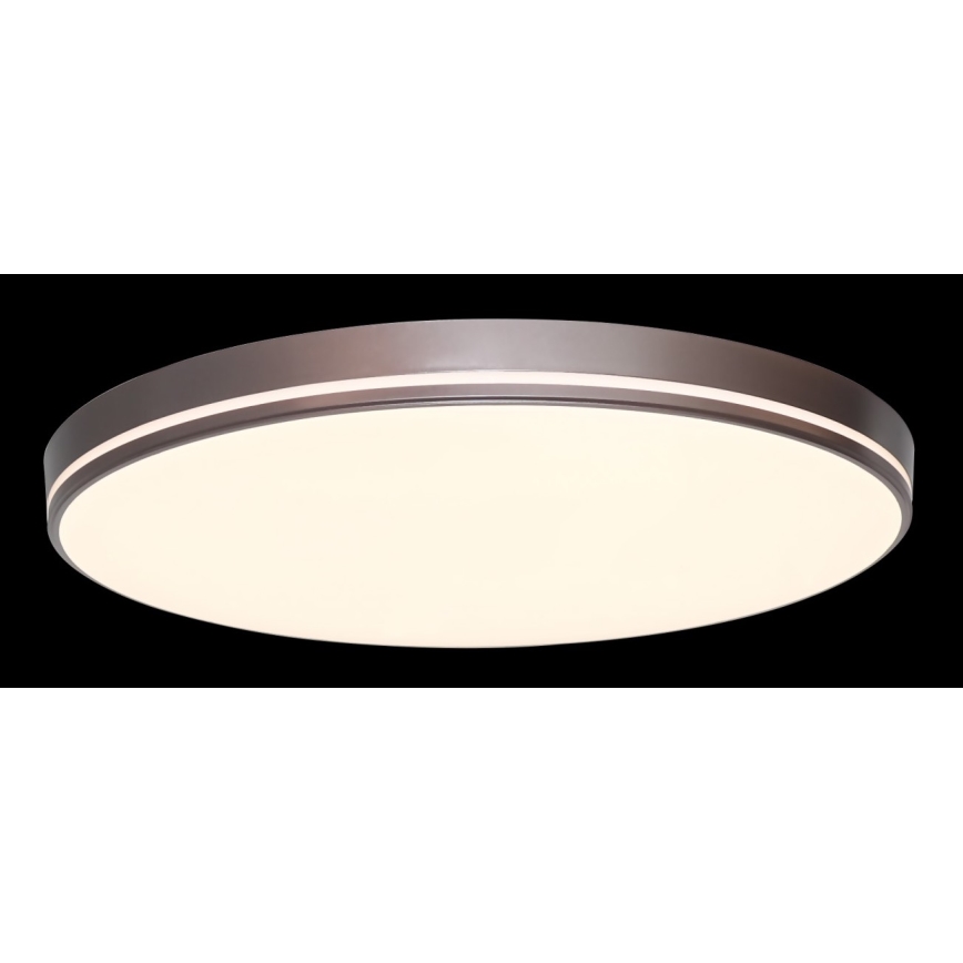 Immax NEO 07150-C40 - LED Dimmable φωτιστικό οροφής NEO LITE AREAS LED/24W/230V Tuya Wi-Fi καφέ + τηλεχειριστήριο