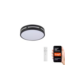 Immax NEO 07152-B30 - LED Dimmable φωτιστικό οροφής NEO LITE PERFECTO LED/24W/230V Wi-Fi Tuya μαύρο + τηλεχειριστήριο