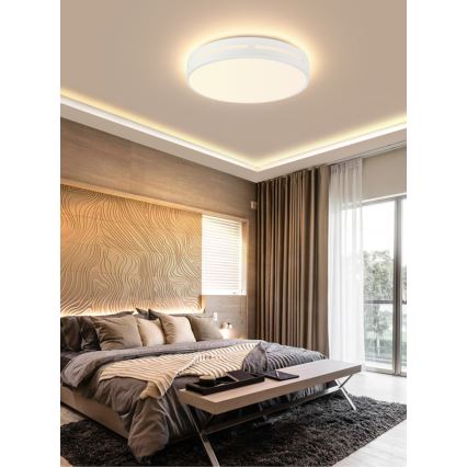 Immax NEO 07153-W30 - LED Dimmable φωτιστικό οροφής NEO LITE PERFECTO LED/24W/230V Wi-Fi Tuya λευκό + τηλεχειριστήριο