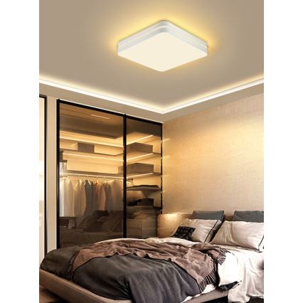 Immax NEO 07155-W30 - LED Dimmable φωτιστικό οροφής NEO LITE PERFECTO LED/24W/230V Wi-Fi Tuya λευκό + τηλεχειριστήριο