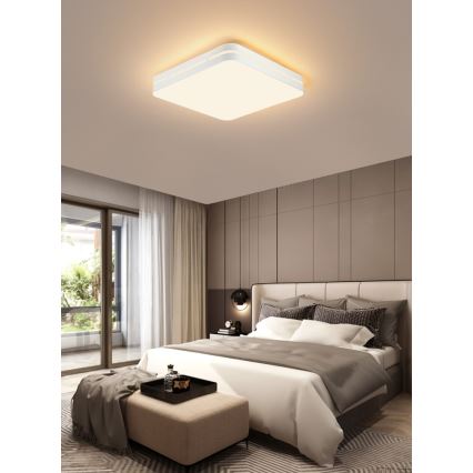 Immax NEO 07155-W30 - LED Dimmable φωτιστικό οροφής NEO LITE PERFECTO LED/24W/230V Wi-Fi Tuya λευκό + τηλεχειριστήριο