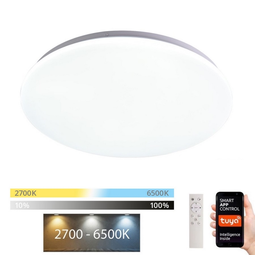 Immax NEO 07156-38 - Φωτιστικό οροφής LED Dimmable ANCORA LED/24W/230V 2700-6500K Wi-Fi +τηλεκοντρόλ Tuya