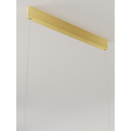 Immax NEO 07157-G120X - LED RGB+CCTW Κρεμαστό φωτιστικό οροφής ράγα ντιμαριζόμενο MILANO LED/40W/230V Tuya χρυσό