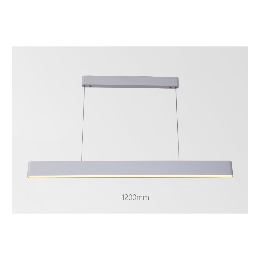 Immax NEO 07157-W120X - LED RGB+CCT Κρεμαστό φωτιστικό οροφής ράγα ντιμαριζόμενο MILANO LED/40W/230V Tuya λευκό