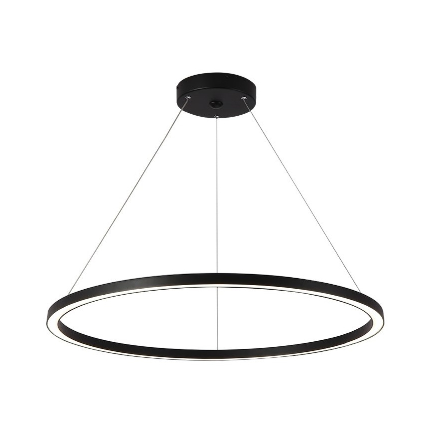 Immax NEO 07158-B80 - LED Dimmable κρεμαστό φωτιστικό οροφής FINO LED/60W/230V Tuya μαύρο + τηλεχειριστήριο