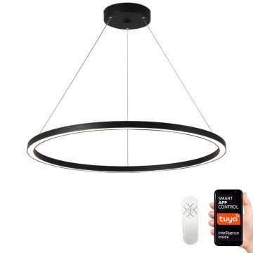 Immax NEO 07158-B80 - LED Dimmable κρεμαστό φωτιστικό οροφής FINO LED/60W/230V Tuya μαύρο + τηλεχειριστήριο