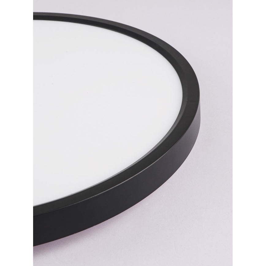 Immax NEO 07166-B40 - Ρυθμιζόμενο οροφής φωτιστικό LED RGB+CCT NEO LITE TUDO LED/50W/230V Wi-Fi Tuya μαύρο + τηλεχειριστήριο