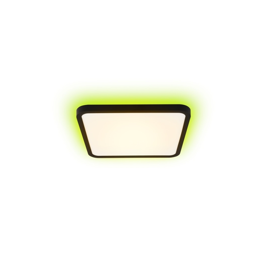 Immax NEO 07167-B40 - Ρυθμιζόμενο οροφής φωτιστικό LED RGB+CCT NEO LITE TUDO LED/50W/230V Wi-Fi Tuya μαύρο + τηλεχειριστήριο