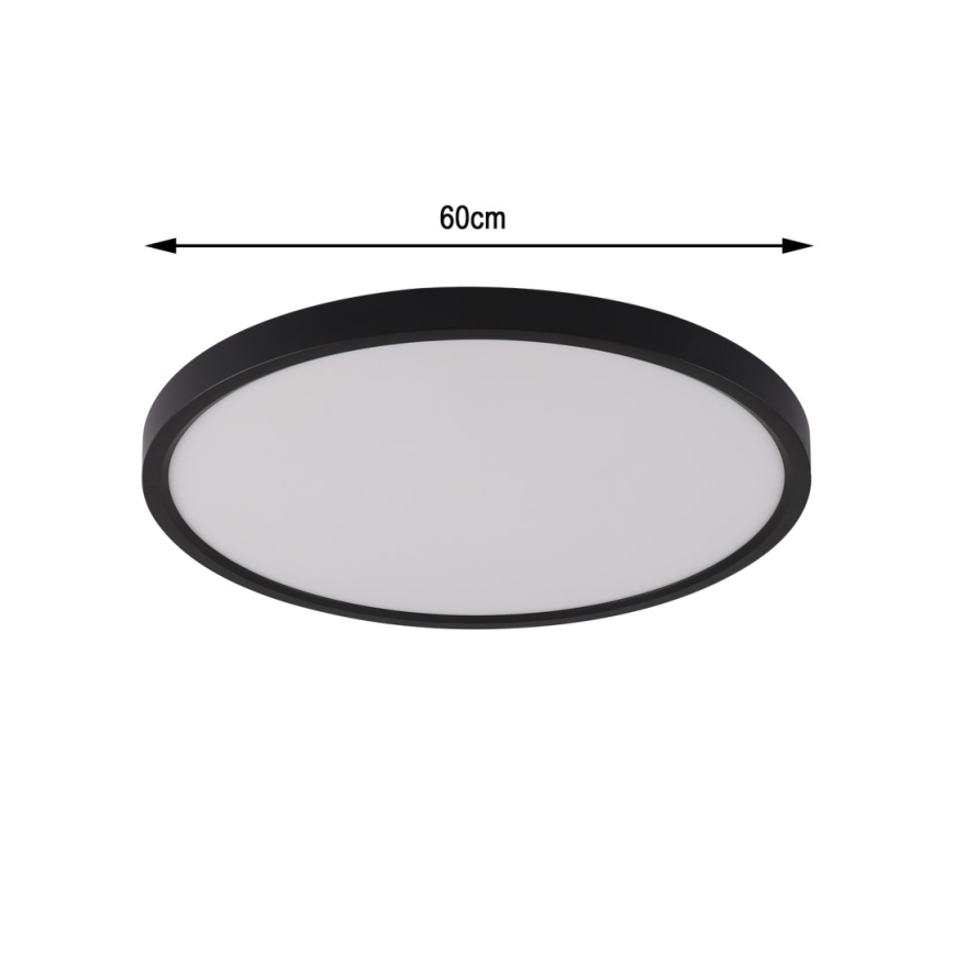 Immax NEO 07170-B60 - LED RGB+CCT Φωτιστικό οροφής dimming NEO LITE TUDO LED/65W/230V 2700-6500K Wi-Fi Tuya μαύρο + τηλεχειριστήριο