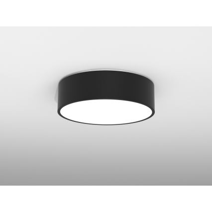 Immax NEO 07200L - LED Dimmable φωτιστικό οροφής RONDATE LED/18W/230V 3000-6000K διάμετρος 25 cm μαύρο Tuya + τηλεχειριστήριο