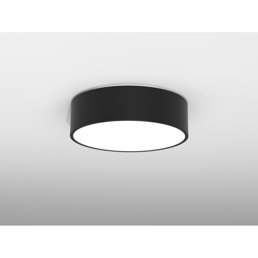 Immax NEO 07200L - LED Dimmable φωτιστικό οροφής RONDATE LED/18W/230V 3000-6000K διάμετρος 25 cm μαύρο Tuya + τηλεχειριστήριο