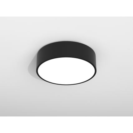 Immax NEO 07200L - LED Dimmable φωτιστικό οροφής RONDATE LED/18W/230V 3000-6000K διάμετρος 25 cm μαύρο Tuya + τηλεχειριστήριο