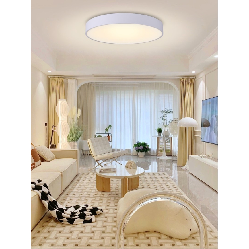 Immax NEO 07207L-LED Dimmable φωτιστικό οροφής RONDATE 65W/230V 3000-6000K Tuya λευκό + τηλεχειριστήριο