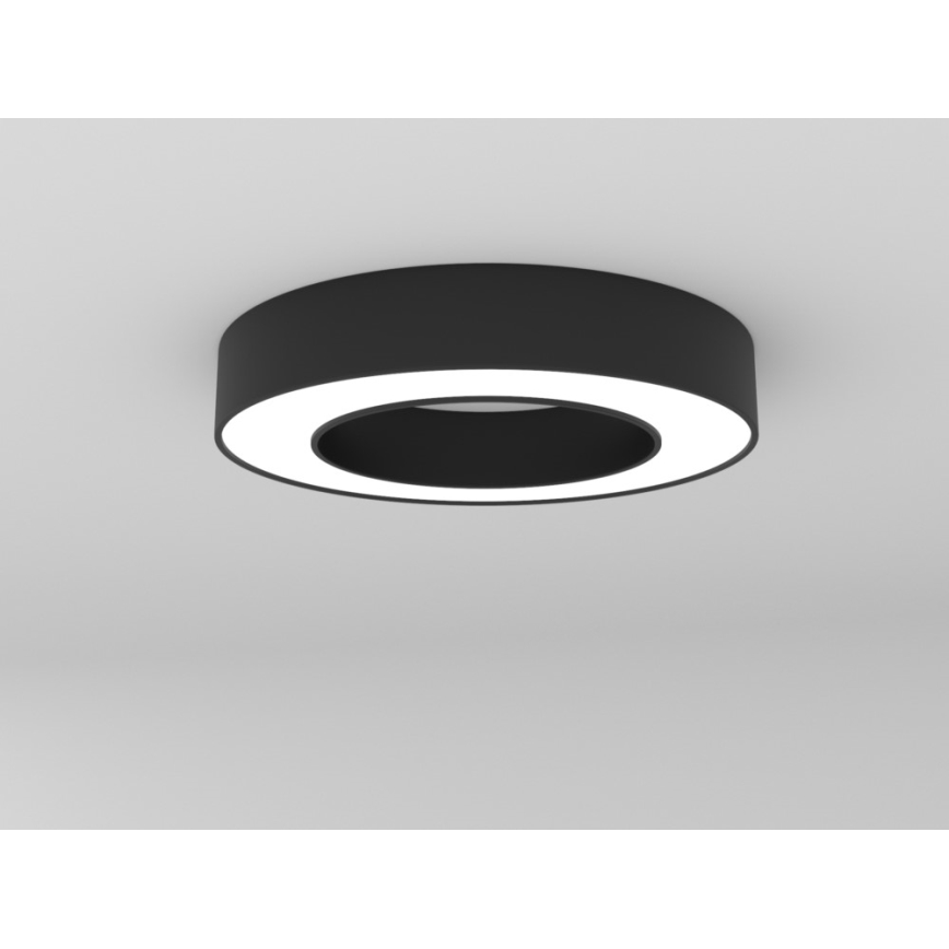 Immax NEO 07209L - LED Dimmable φωτιστικό οροφής PASTEL LED/53W/230V 60 cm μαύρο Tuya + τηλεχειριστήριο