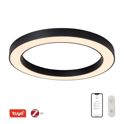 Immax NEO 07210L - LED Dimmable φωτιστικό οροφής PASTEL LED/68W/230V 95 cm μαύρο Tuya + τηλεχειριστήριο