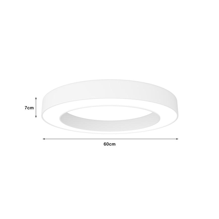 Immax NEO 07212L - LED Φωτιστικό dimming PASTEL LED/53W/230V λευκό Tuya + τηλεχειριστήριο