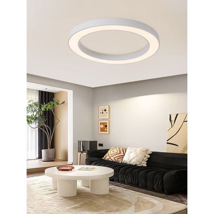 Immax NEO 07213L - LED Dimmable φωτιστικό οροφής PASTEL LED/68W/230V 95 cm λευκό Tuya + τηλεχειριστήριο