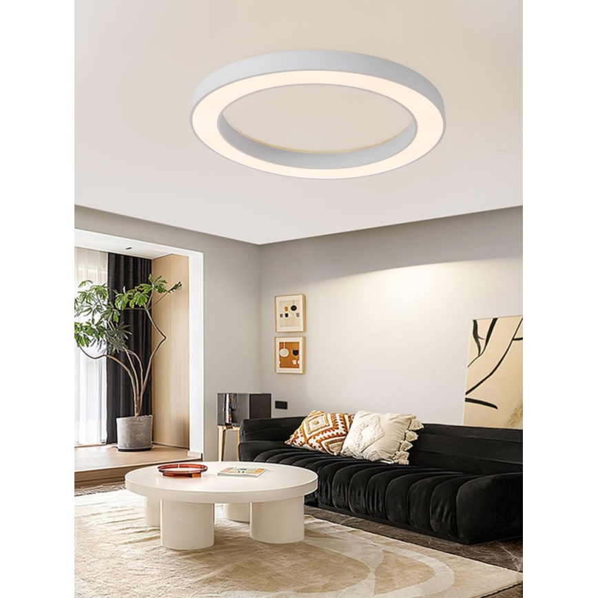 Immax NEO 07213L - LED Dimmable φωτιστικό οροφής PASTEL LED/68W/230V 95 cm λευκό Tuya + τηλεχειριστήριο