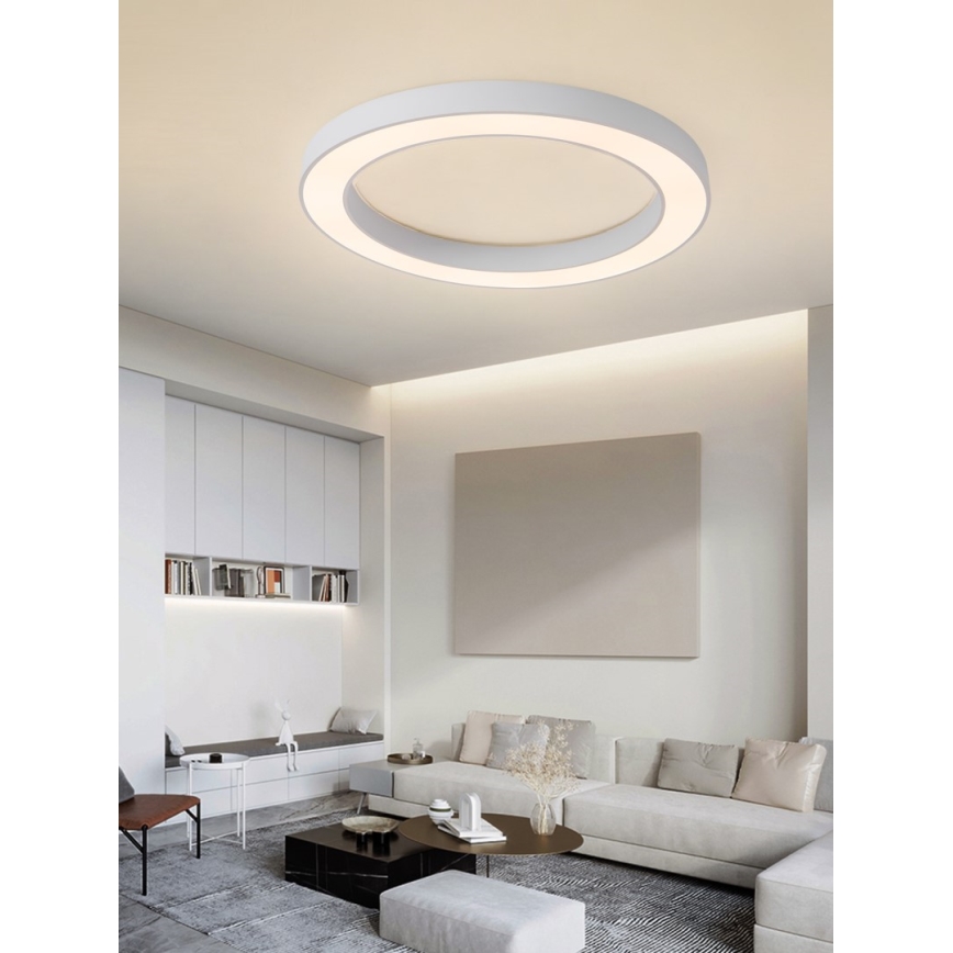 Immax NEO 07213L - LED Dimmable φωτιστικό οροφής PASTEL LED/68W/230V 95 cm λευκό Tuya + τηλεχειριστήριο