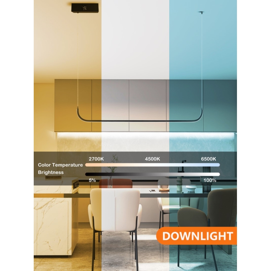 Immax NEO 07221L - Ρυθμιζόμενο LED φωτιστικό οροφής με καλώδιο NEO LITE PATTINI LED/26W/230V 2700-6500K Wi-Fi Tuya + τηλεχειριστήριο