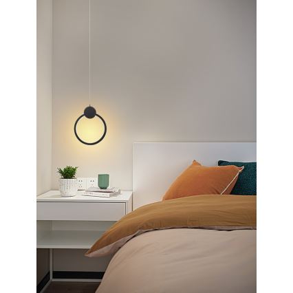 Immax NEO 07233L - Led Dimmable κρεμαστό φωτιστικό οροφής NEO LITE OVALE LED/18W/230V Wi-Fi Tuya 2700-6500K + τηλεχειριστήριο