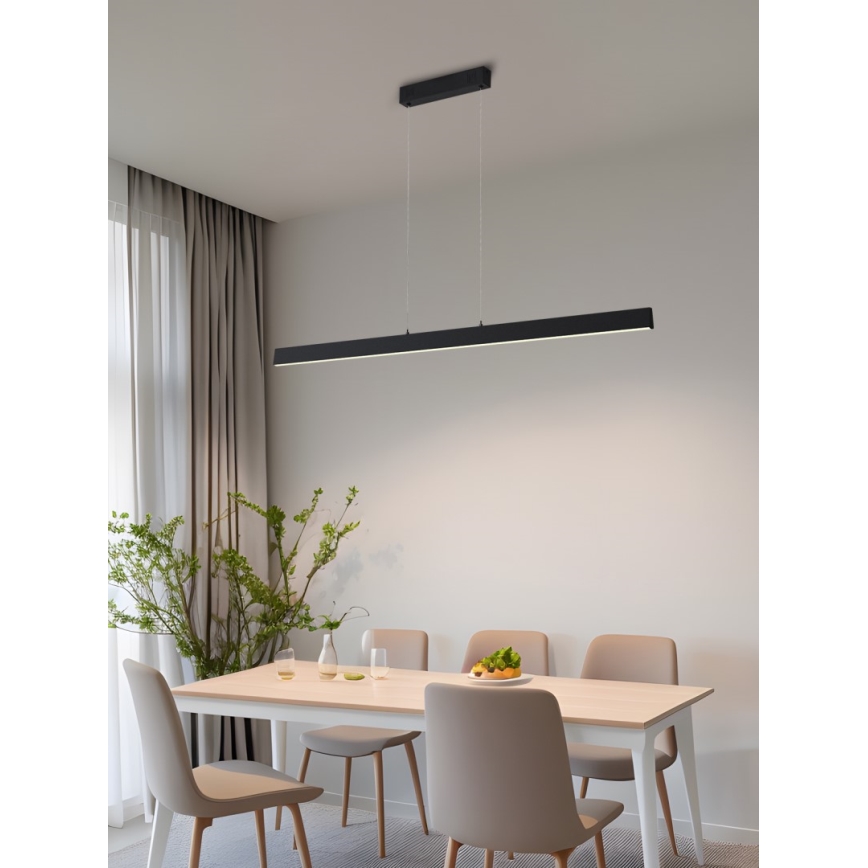 Immax NEO 07234L - Led Dimmable κρεμαστό φωτιστικό οροφής NEO LITE TRIANGOLO LED/28W/230V Wi-Fi Tuya 2700-6500K + τηλεχειριστήριο