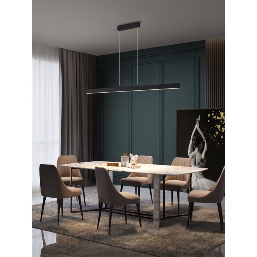 Immax NEO 07234L - Led Dimmable κρεμαστό φωτιστικό οροφής NEO LITE TRIANGOLO LED/28W/230V Wi-Fi Tuya 2700-6500K + τηλεχειριστήριο