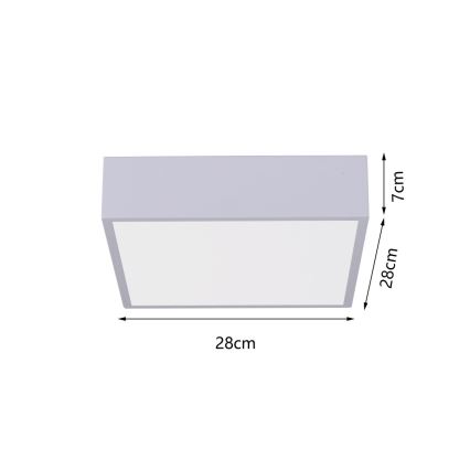 Immax NEO 07238L - Ρυθμιζόμενο LED οροφής φωτιστικό CANTO LED/22W/230V λευκό Tuya + τηλεχειριστήριο