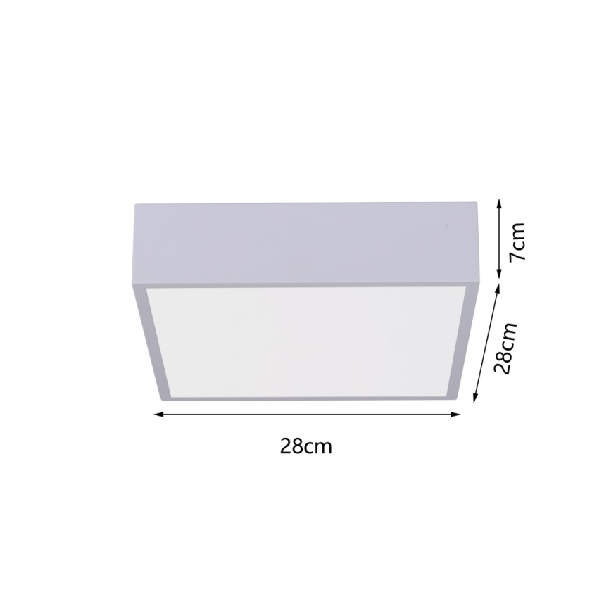 Immax NEO 07238L - Ρυθμιζόμενο LED οροφής φωτιστικό CANTO LED/22W/230V λευκό Tuya + τηλεχειριστήριο