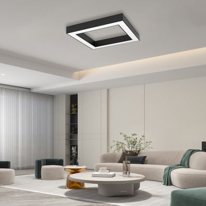 Immax NEO 07239L - LED Dimmable φωτιστικό οροφής CANTO LED/60W/230V μαύρο Tuya + τηλεχειριστήριο