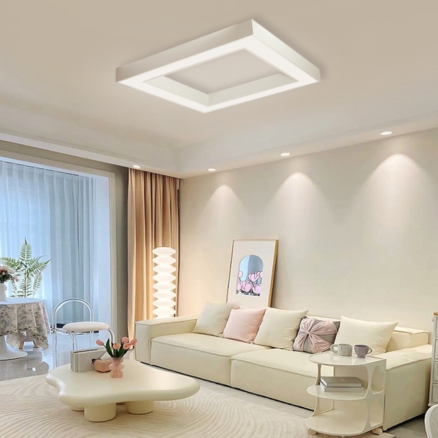 Immax NEO 07240L - Ρυθμιζόμενο LED οροφής φωτιστικό CANTO LED/60W/230V 2700-6500K Tuya λευκό