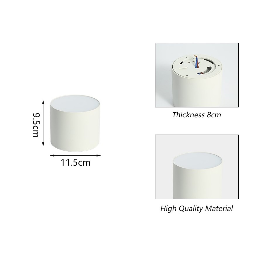 Immax NEO 07241L - Ρυθμιζόμενο φωτιστικό οροφής LED RONDATE LED/18W/230V 11,5cm Wi‑Fi συμβατό με Tuya