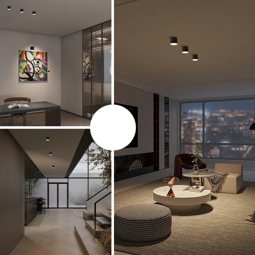 Immax NEO 07242L - Ρυθμιζόμενο φωτιστικό οροφής LED RONDATE LED/18W/230V 11,5 εκ. Wi-Fi Tuya