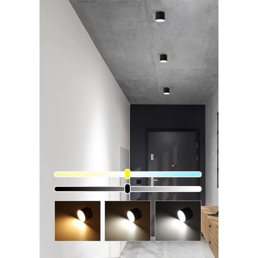Immax NEO 07242L - Ρυθμιζόμενο LED φωτιστικό οροφής RONDATE LED/18W/230V 11,5 cm Wi-Fi Tuya