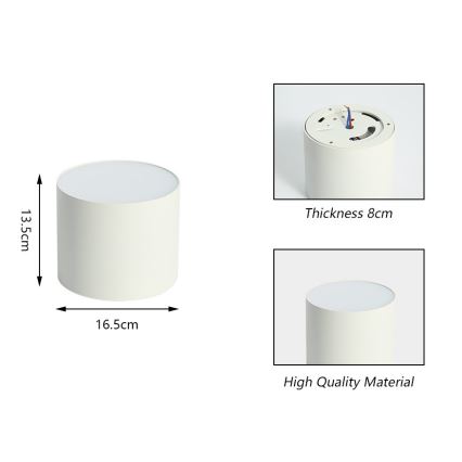 Immax NEO 07243L - Ρυθμιζόμενο LED οροφής φωτιστικό RONDATE LED/32W/230V 16,5 εκ. Wi-Fi Tuya
