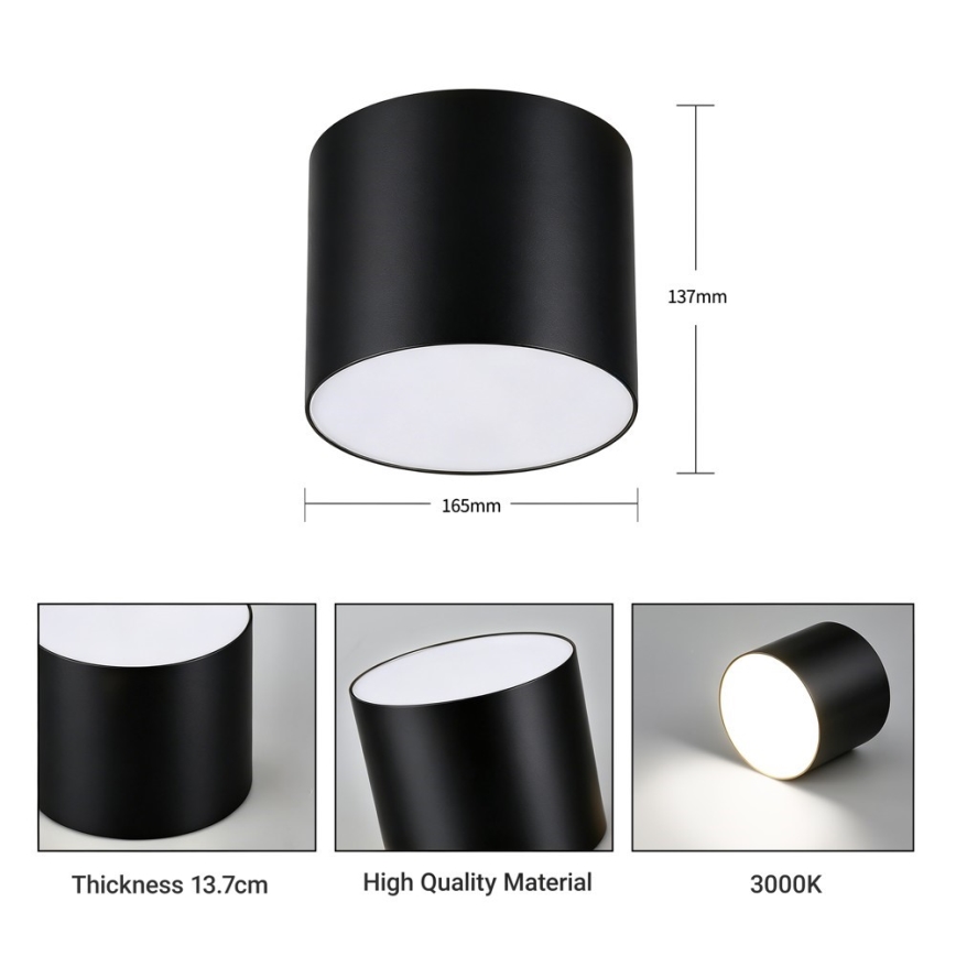 Immax NEO 07244L - Ρυθμιζόμενο LED οροφής φωτιστικό RONDATE LED/32W/230V 16,5 εκ. Wi-Fi Tuya