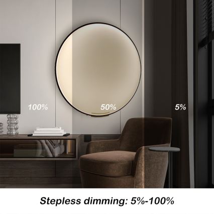 Immax NEO 07245-80 - Επιτοίχιο φωτιστικό dimming LED FINO LED/50W/230V 2700-6500K 80 cm Tuya + τηλεχειριστήριο