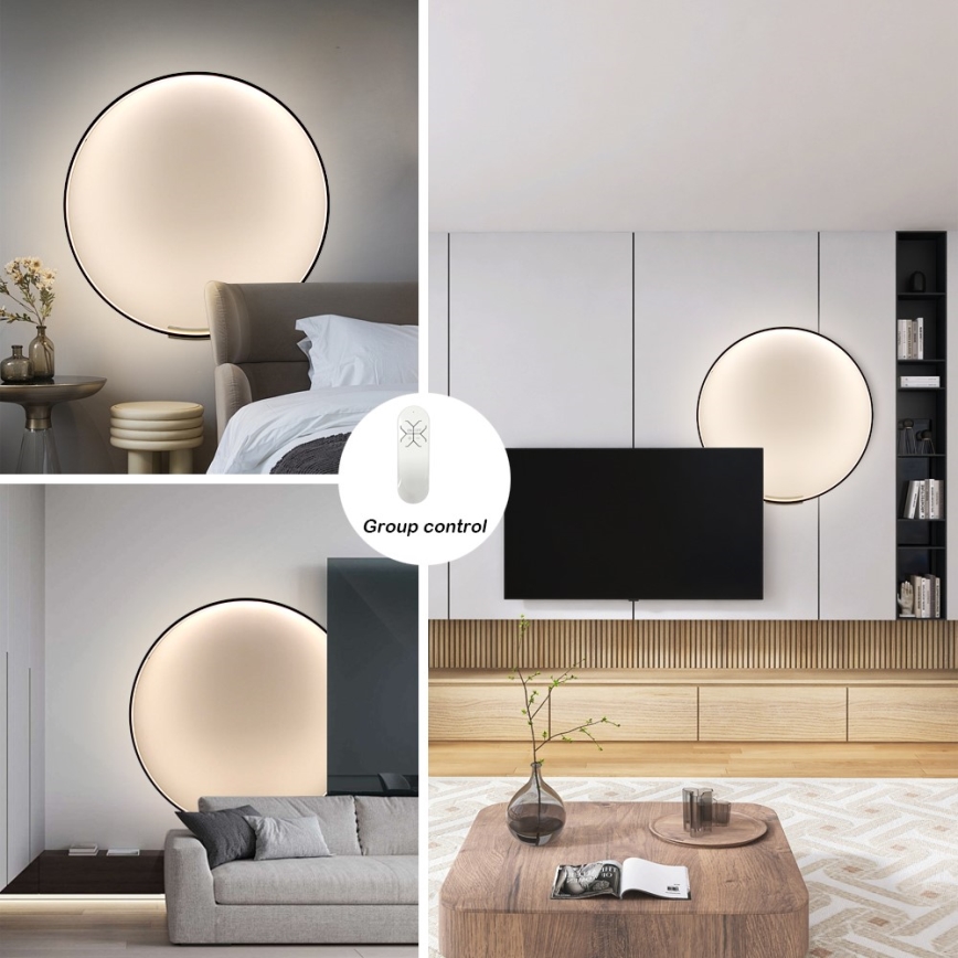 Immax NEO 07245-80 - Επιτοίχιο φωτιστικό dimming LED FINO LED/50W/230V 2700-6500K 80 cm Tuya + τηλεχειριστήριο