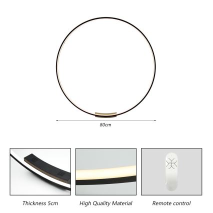 Immax NEO 07245-80 - Επιτοίχιο φωτιστικό dimming LED FINO LED/50W/230V 2700-6500K 80 cm Tuya + τηλεχειριστήριο