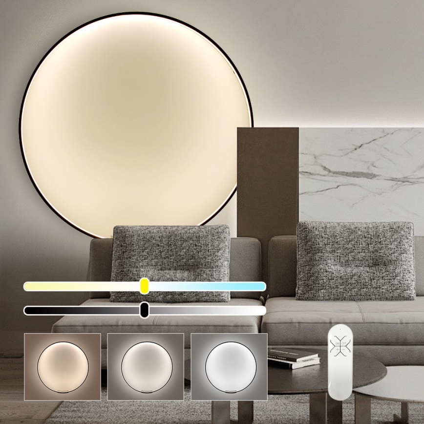 Immax NEO 07245-80 - Επιτοίχιο φωτιστικό dimming LED FINO LED/50W/230V 2700-6500K 80 cm Tuya + τηλεχειριστήριο
