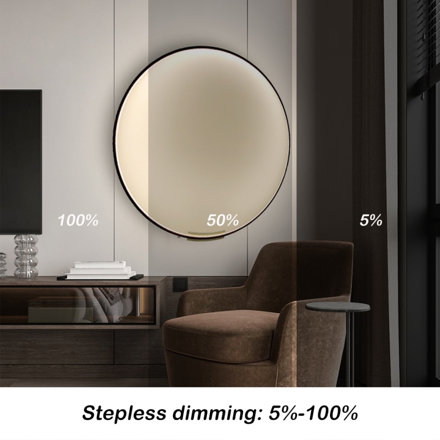 Immax NEO 07245-80 - Ρυθμιζόμενο LED επιτοίχιο φωτιστικό FINO LED/50W/230V 2700-6500K 80 εκ. Tuya + τηλεχειριστήριο