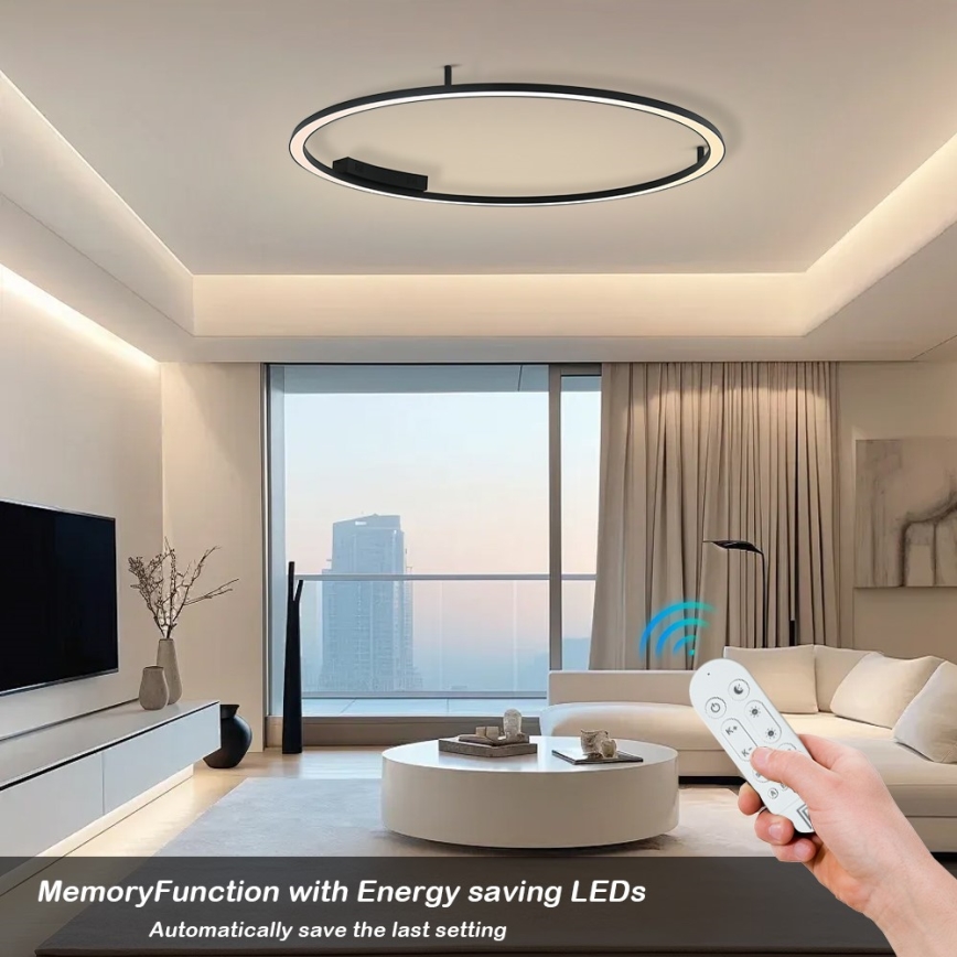 Immax NEO 07246-120 - LED Dimmable φωτιστικό οροφής FINO LED/72W/230V 120 cm Tuya + τηλεχειριστήριο