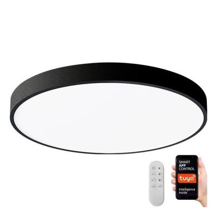 Immax NEO 07248L - LED Dimmable φωτιστικό οροφής NEO LITE SEMPLICI LED/36W/230V 3000-6000K Wi-Fi Tuya μαύρο + τηλεχειριστήριο