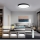 Immax NEO 07249L - LED Dimmable φωτιστικό οροφής NEO LITE SEMPLICI LED/48W/230V 3000-6000K Wi-Fi Tuya μαύρο + τηλεχειριστήριο