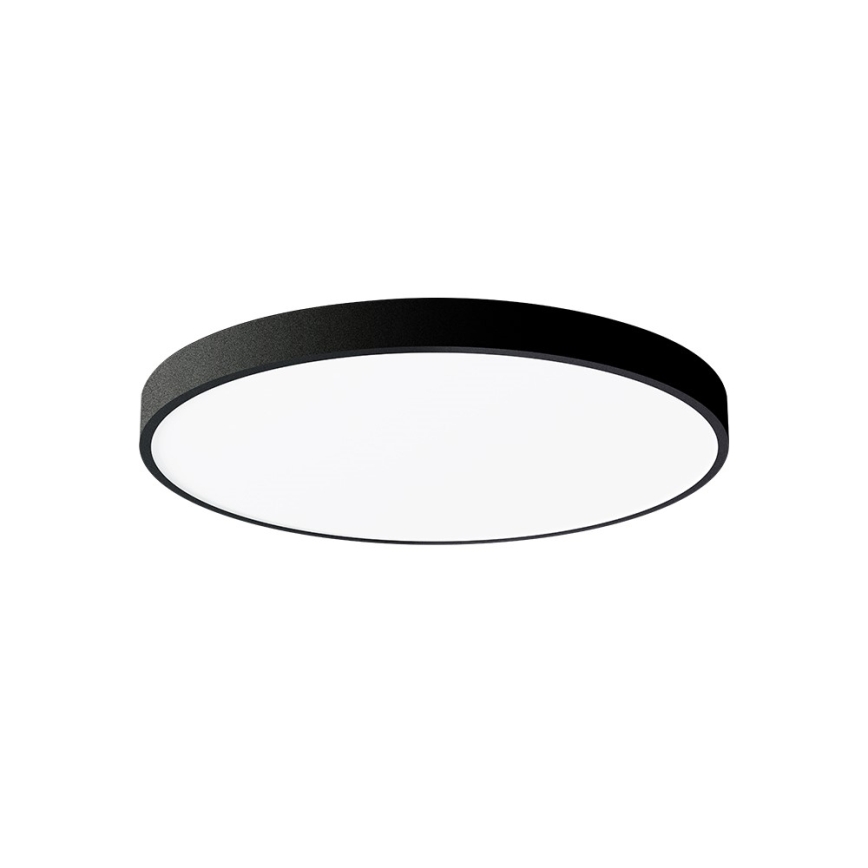 Immax NEO 07249L - LED Dimmable φωτιστικό οροφής NEO LITE SEMPLICI LED/48W/230V 3000-6000K Wi-Fi Tuya μαύρο + τηλεχειριστήριο