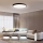 Immax NEO 07250L - LED Dimmable φωτιστικό οροφής NEO LITE SEMPLICI LED/60W/230V 3000-6000K Wi-Fi Tuya μαύρο + τηλεχειριστήριο