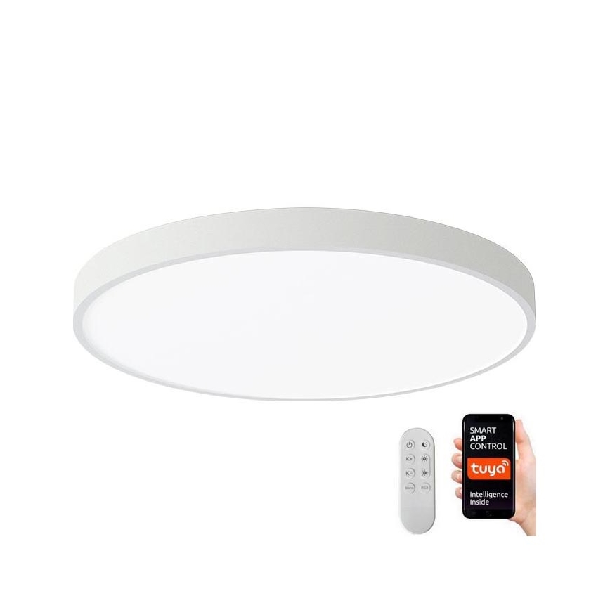 Immax NEO 07252L - LED Dimmable φωτιστικό οροφής NEO LITE SEMPLICI LED/48W/230V 3000-6000K Wi-Fi Tuya λευκό + τηλεχειριστήριο