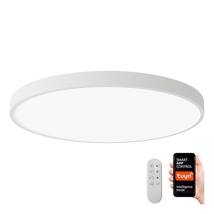 Immax NEO 07253L - LED Dimmable φωτιστικό οροφής NEO LITE SEMPLICI LED/60W/230V 3000-6000K Wi-Fi Tuya λευκό + τηλεχειριστήριο